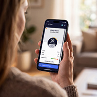 Smart Sadie member using the app