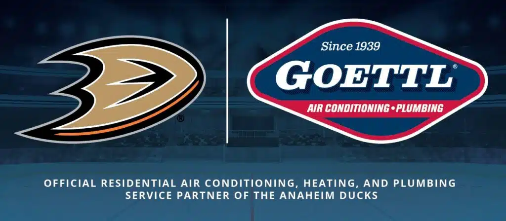 Goettl Anaheim Ducks Partnership for Residential Air Conditioning and Heating Services