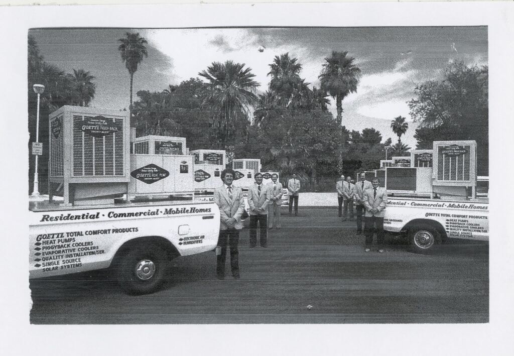 old goettl crew with trucks