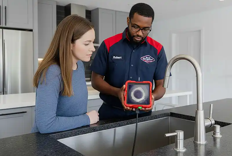 photo PLP clog WHY 1 homeowner tech sink camera 800